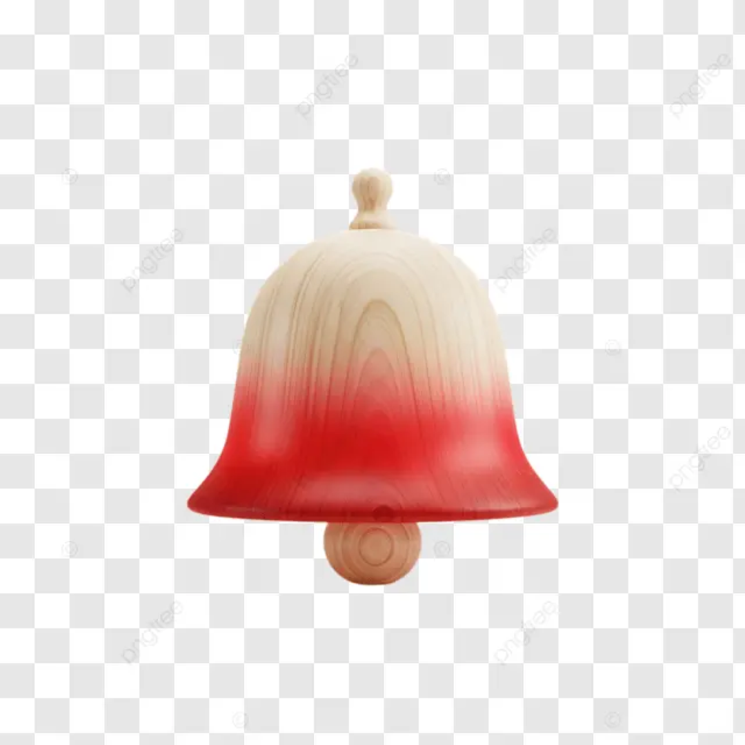 6PCS BELL RED/WHITE ZA1977